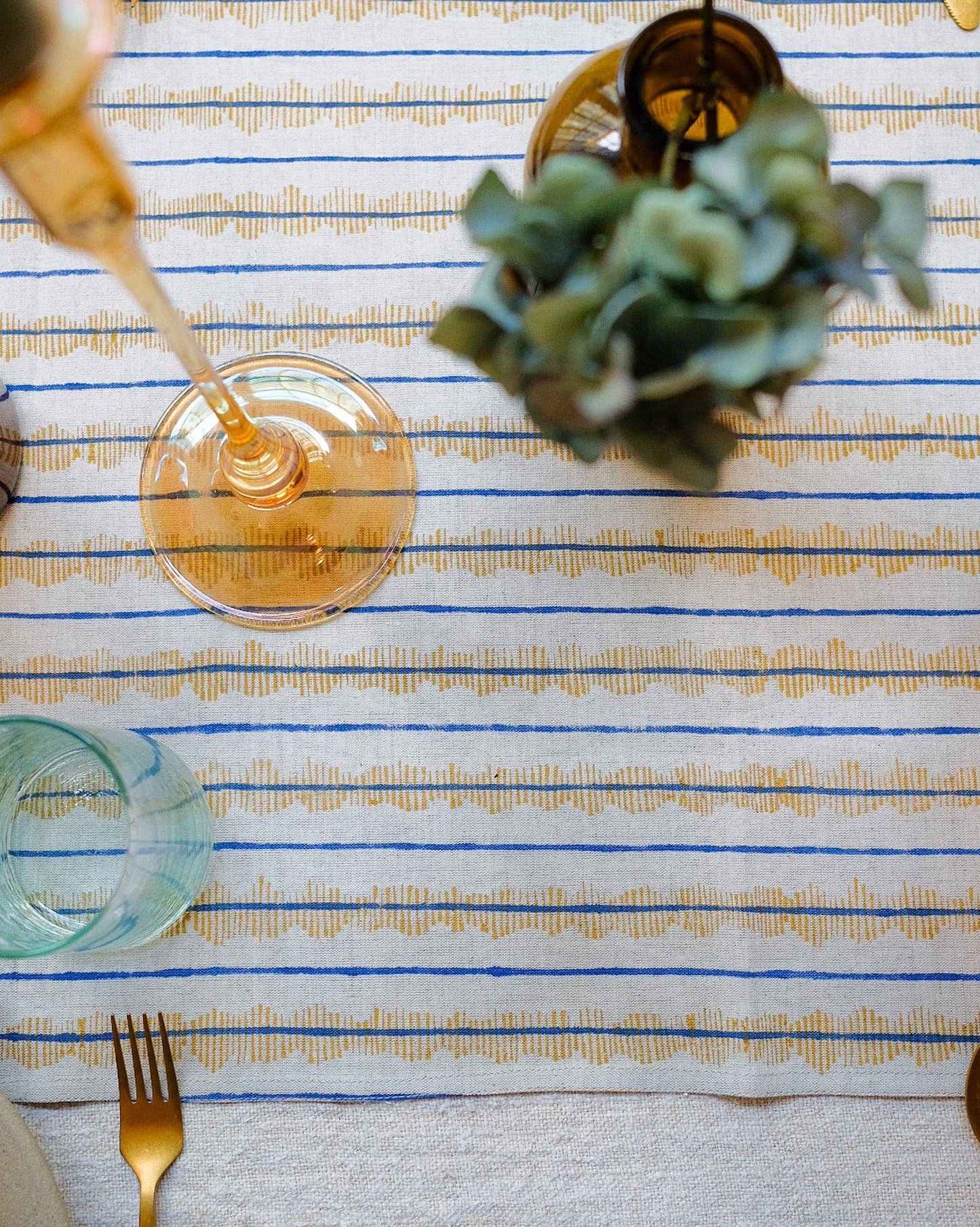 Sanya - Block-printed Table Runner