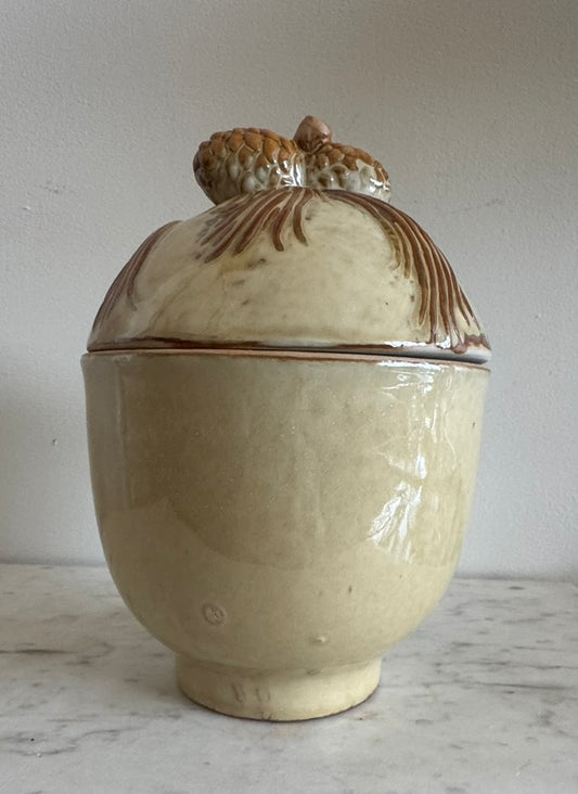 Ceramic pinecone jar