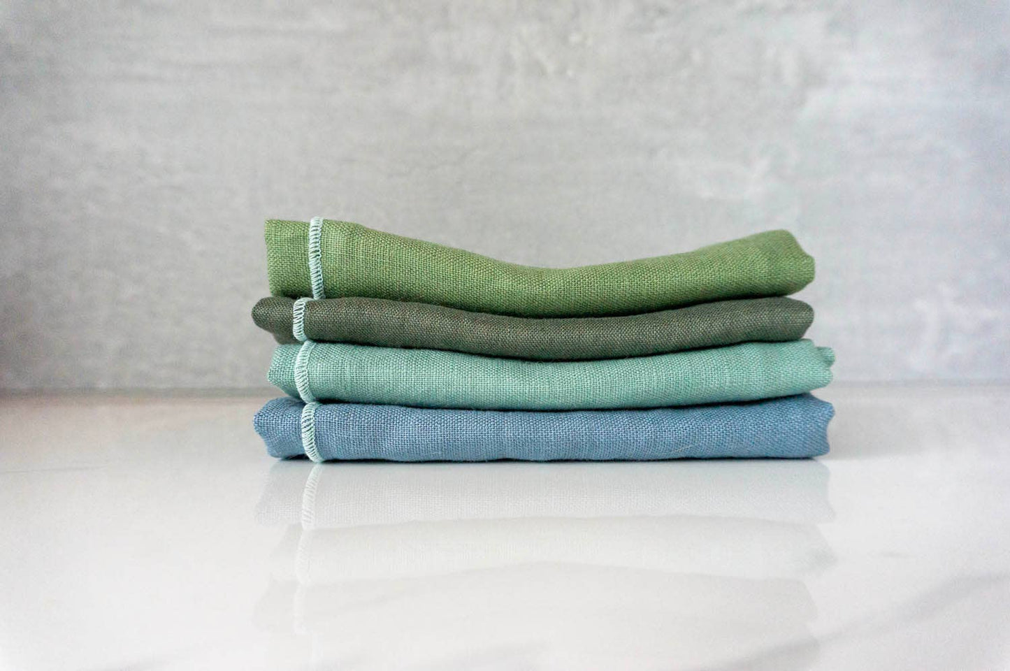 Curated 100% Linen Cloth Napkins - Mellow Mix (Set of 4)
