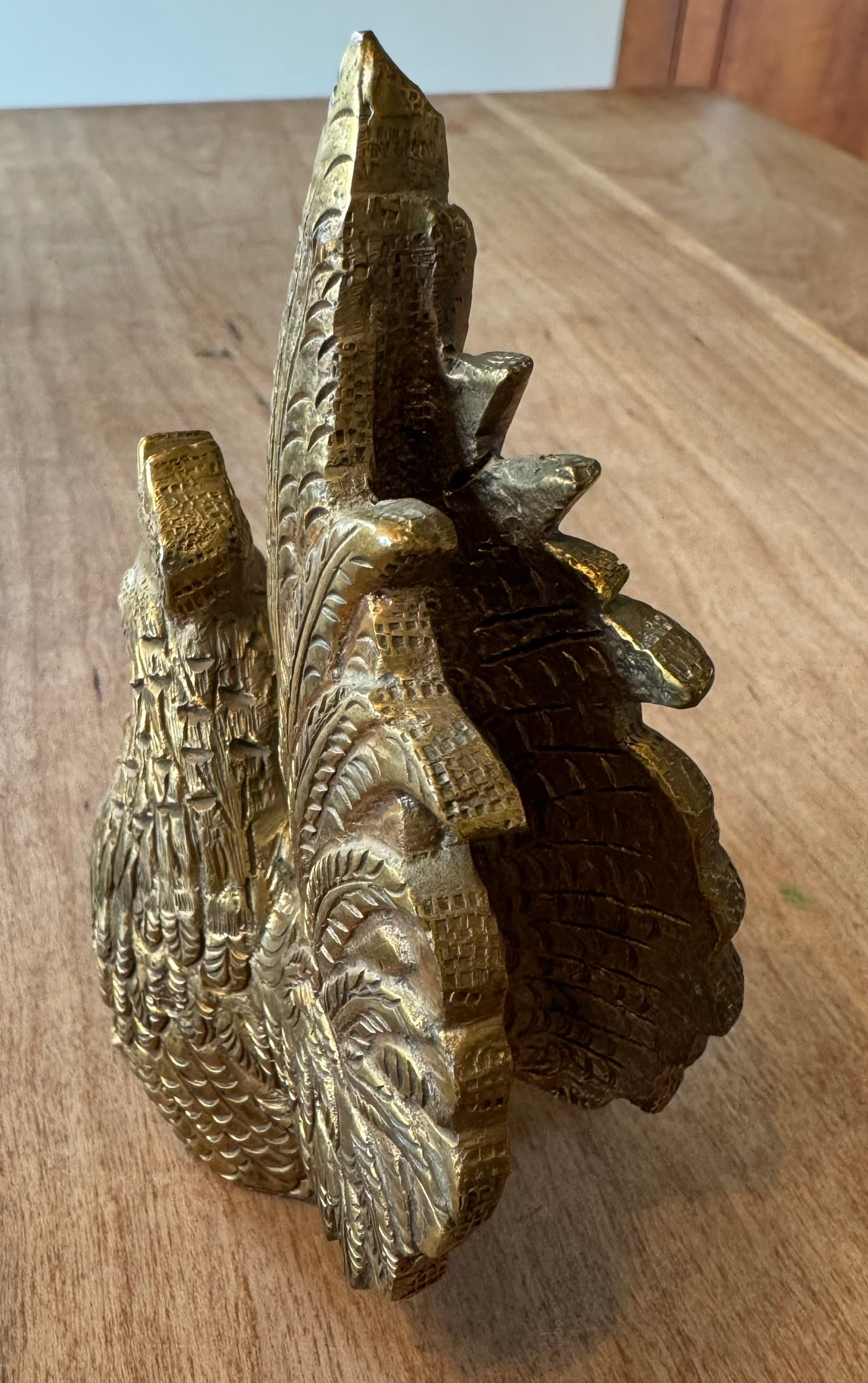 Vintage brass bird