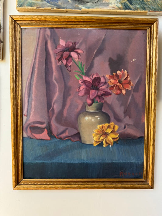 Floral still life (purple)