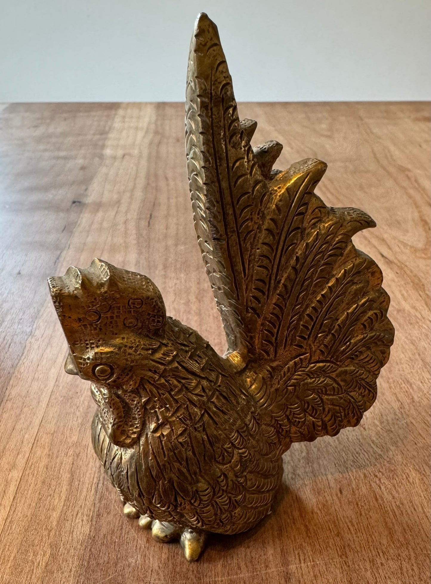 Vintage brass bird