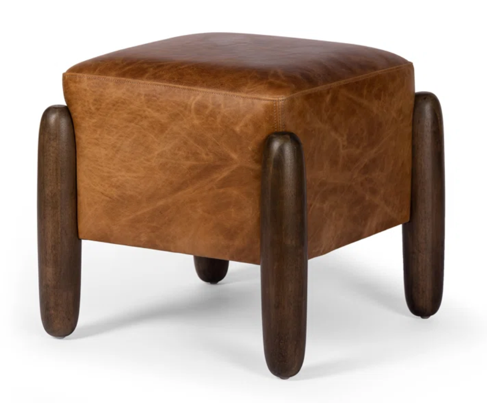Oaklynn Ottoman- Raleigh Chestnut 21"