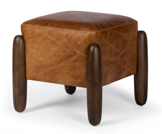 Oaklynn Ottoman- Raleigh Chestnut 21"