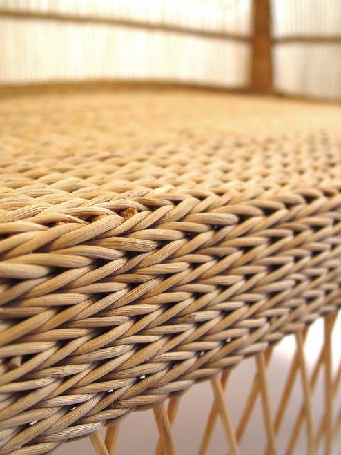 Handcrafted Malawi Cane Accent Chair