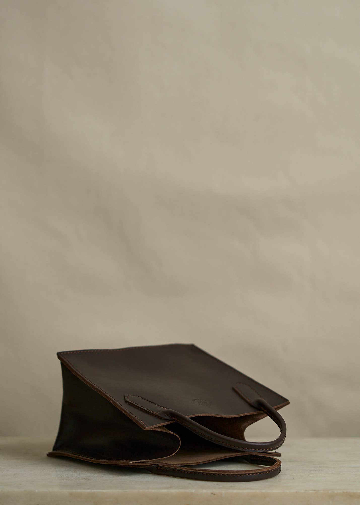 Leather Dock Bag, Petite Brown Latigo
