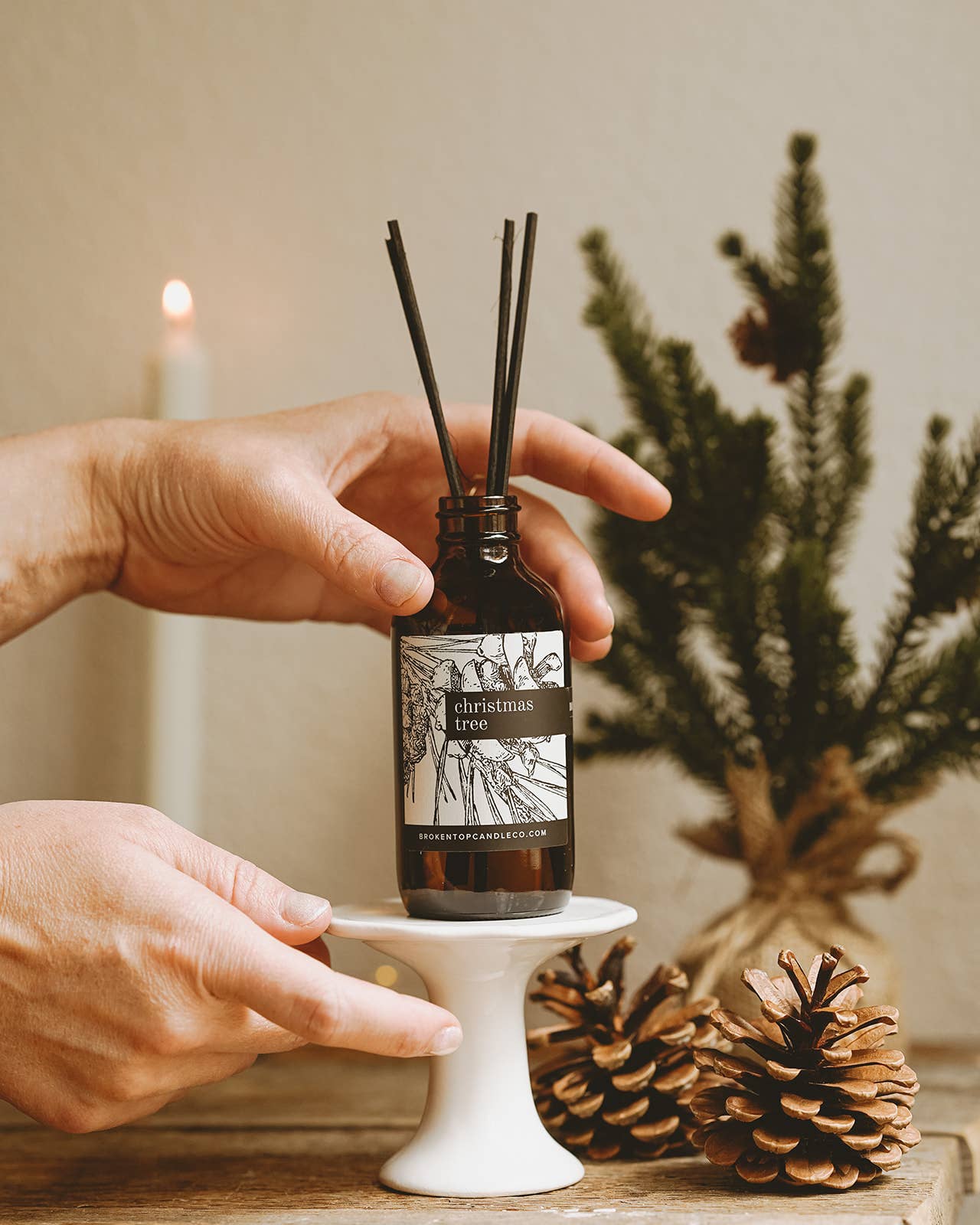 Christmas Tree Reed Diffuser Holiday