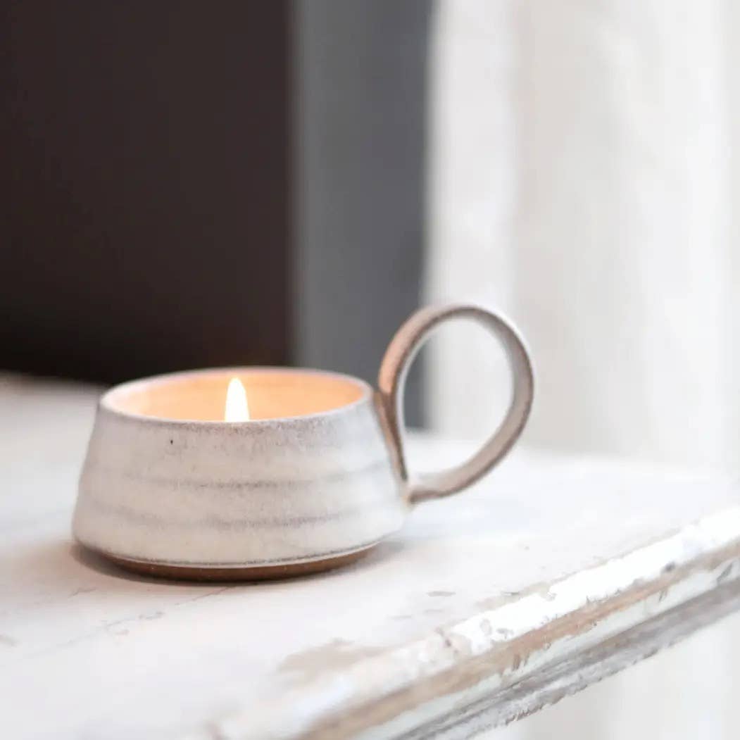 Tea Lite Candle Holder in Cream
