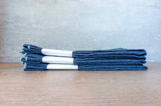 Curated 100% Linen Cloth Napkins - Mellow Mix (Set of 4)