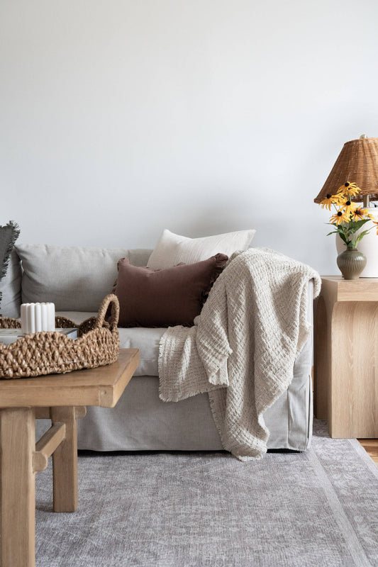 COCOA Ruffle Pillow