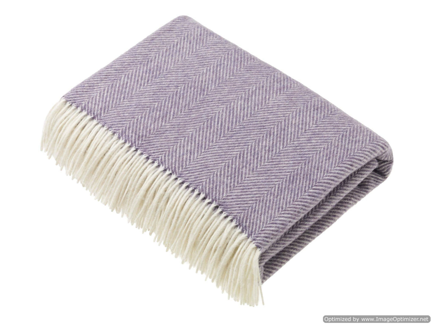 Herringbone - Merino Lambswool Throws - Made in England