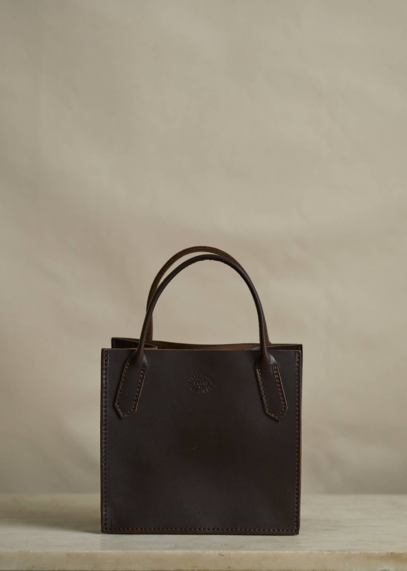 Leather Dock Bag, Petite Brown Latigo