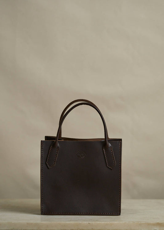 Leather Dock Bag, Petite Brown Latigo