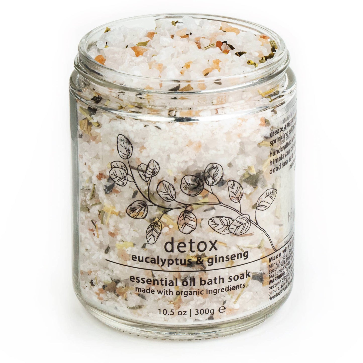 Detox Eucalyptus & Ginseng | Essential Oil Mineral Bath Soak