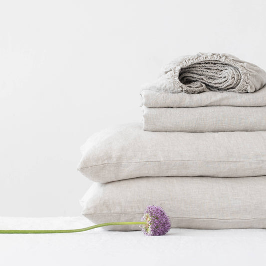 Melange Linen Sheet Set- Queen
