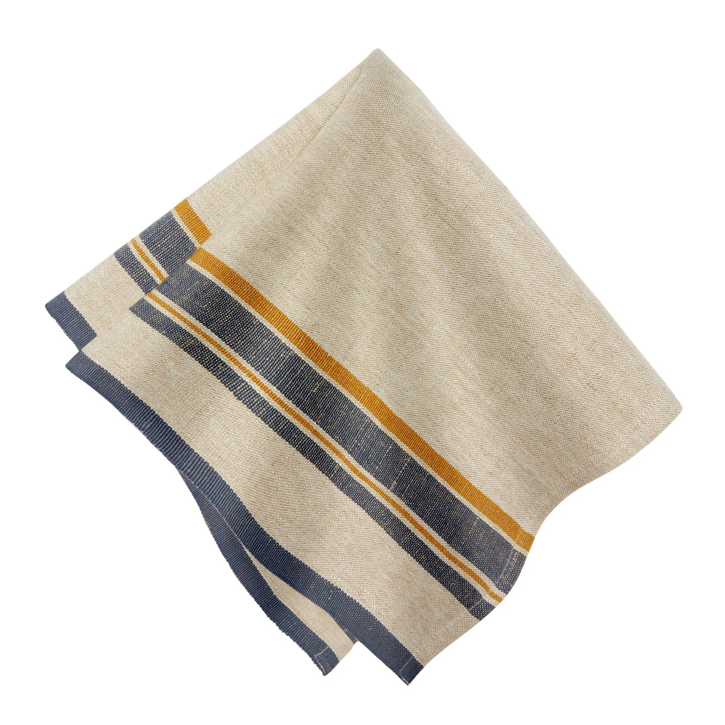 Antibes Natural & Blue Napkin, Set of 4