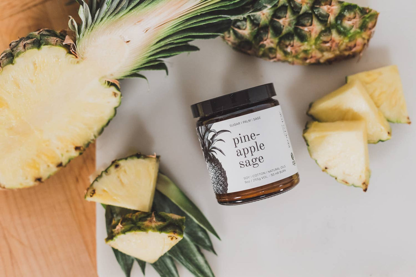 Pineapple Sage 9oz Soy Candle