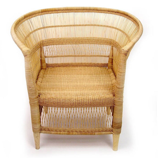Handcrafted Malawi Cane Accent Chair