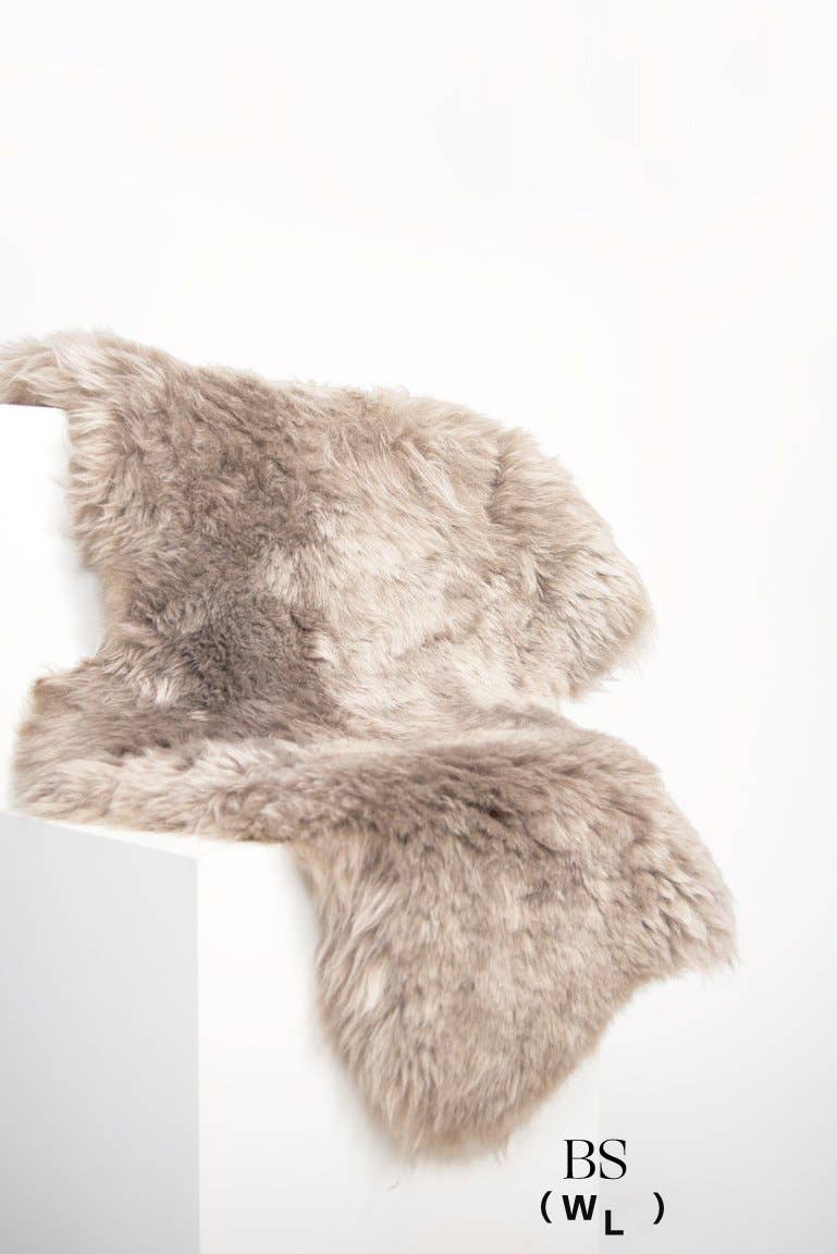 Shorn Nude Icelandic Sheepskin Throw Rug