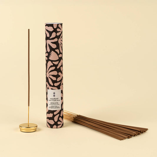 Woodland Incense Set/30 Sticks + Holder