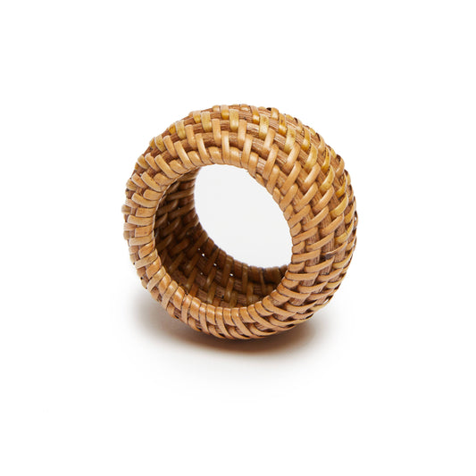 Eclipse Natural Napkin Ring, Set of 4