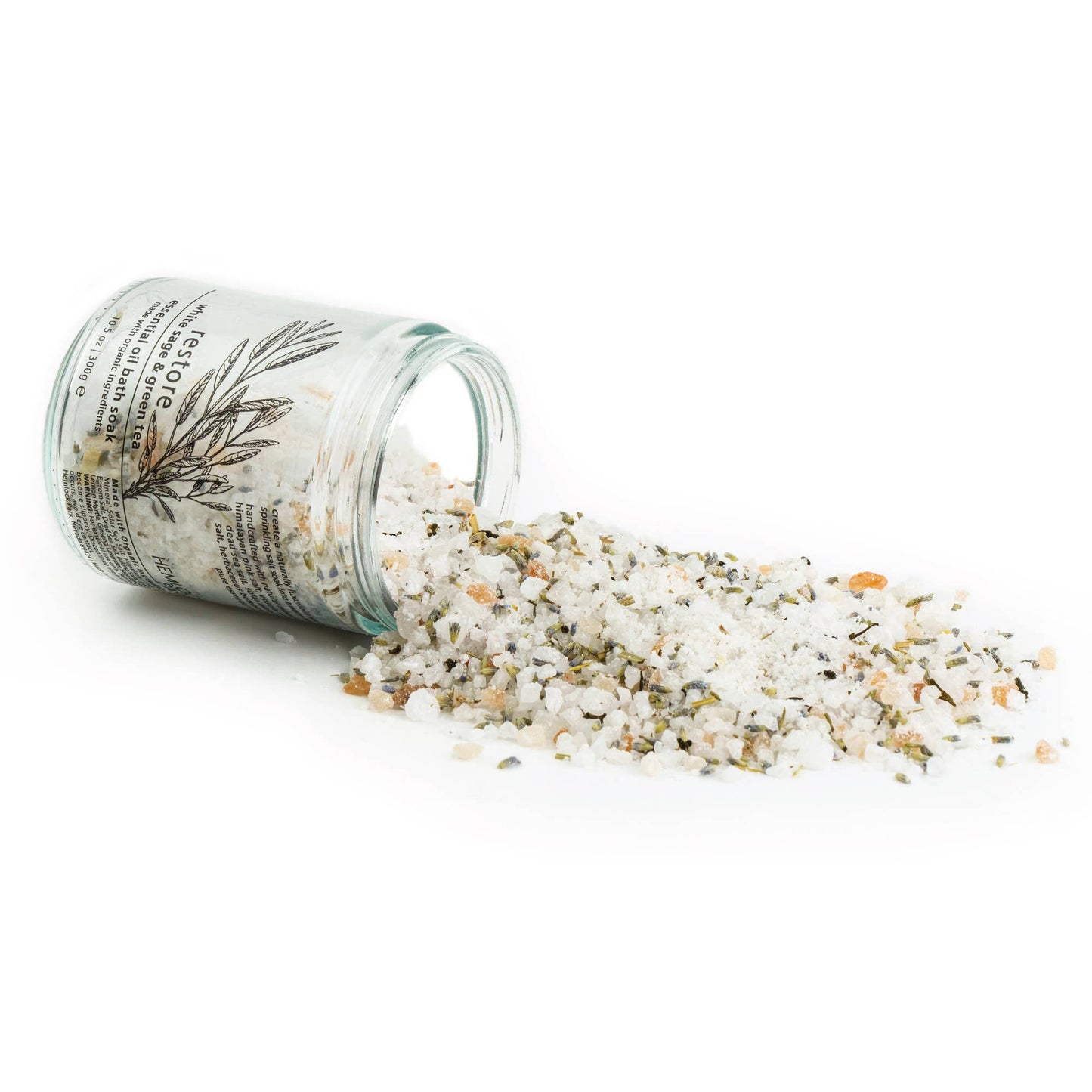 Restore White Sage & Green Tea | Essential Oil Mineral Bath